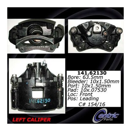 Centric Semi-Loaded Brake Caliper, Parts, 141.62129 141.62129
